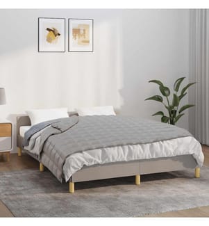 Gewichtsdecke Grau 120x180 cm 5 kg Stoff