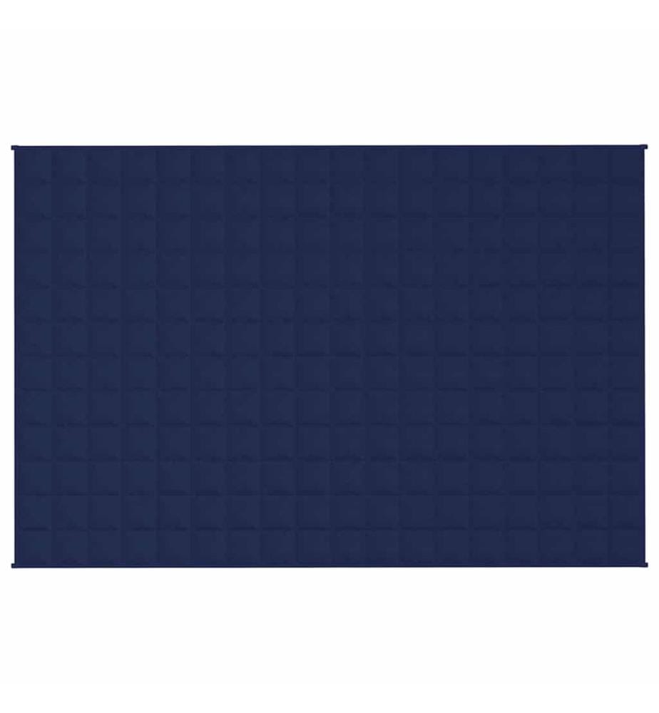 Couverture lestée Bleu 120x180 cm 9 kg Tissu