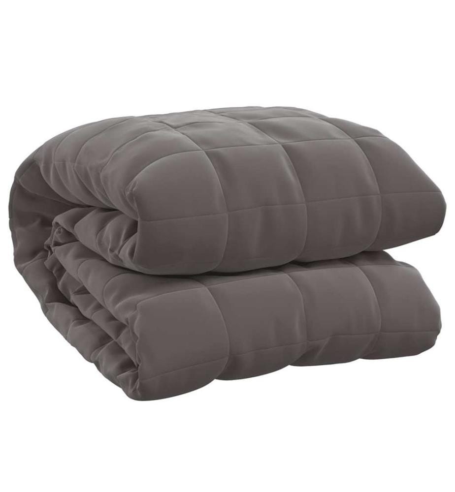 Gewichtsdecke Grau 150x200 cm 7 kg Stoff