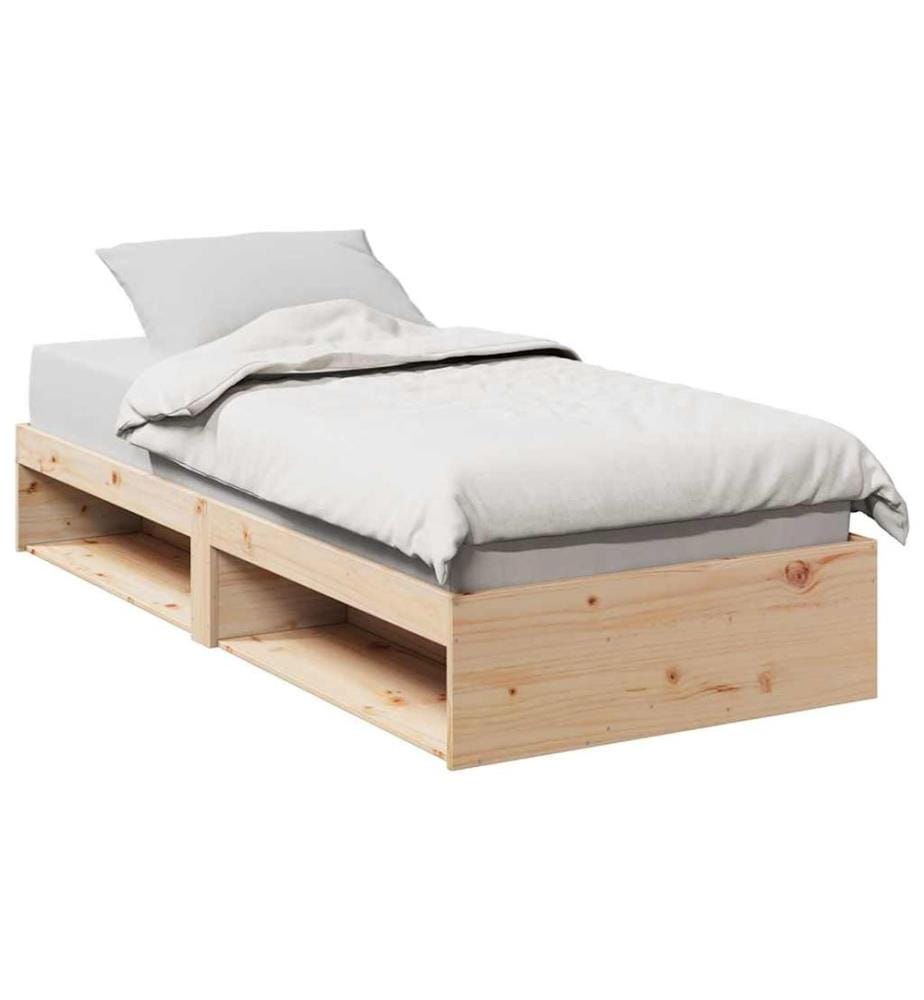 Lit de jour sans matelas 80x200 cm bois de pin massif