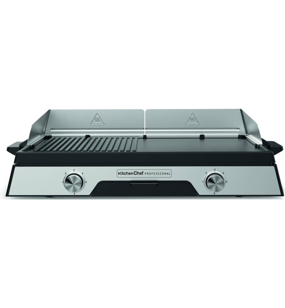 Plancha KITCHENCHEF - Modell: KCP.PLANCHA-GRILDUO2200