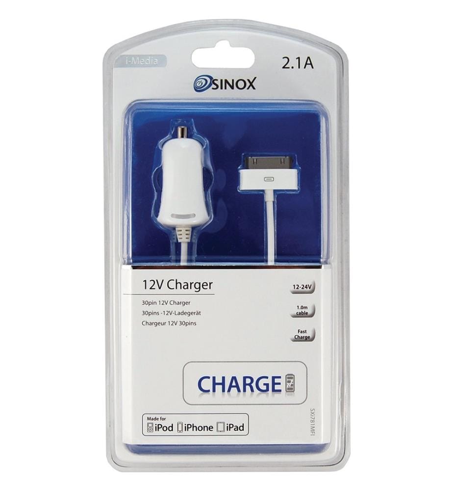SINOX cigarette lighter charger - Model: SXI 781 MFI