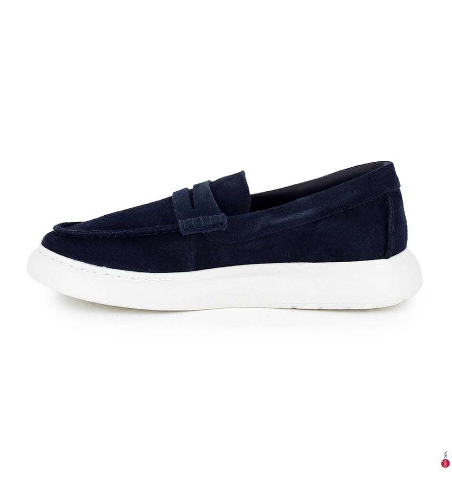 Mocassins en Cuir Hybrid - Marine