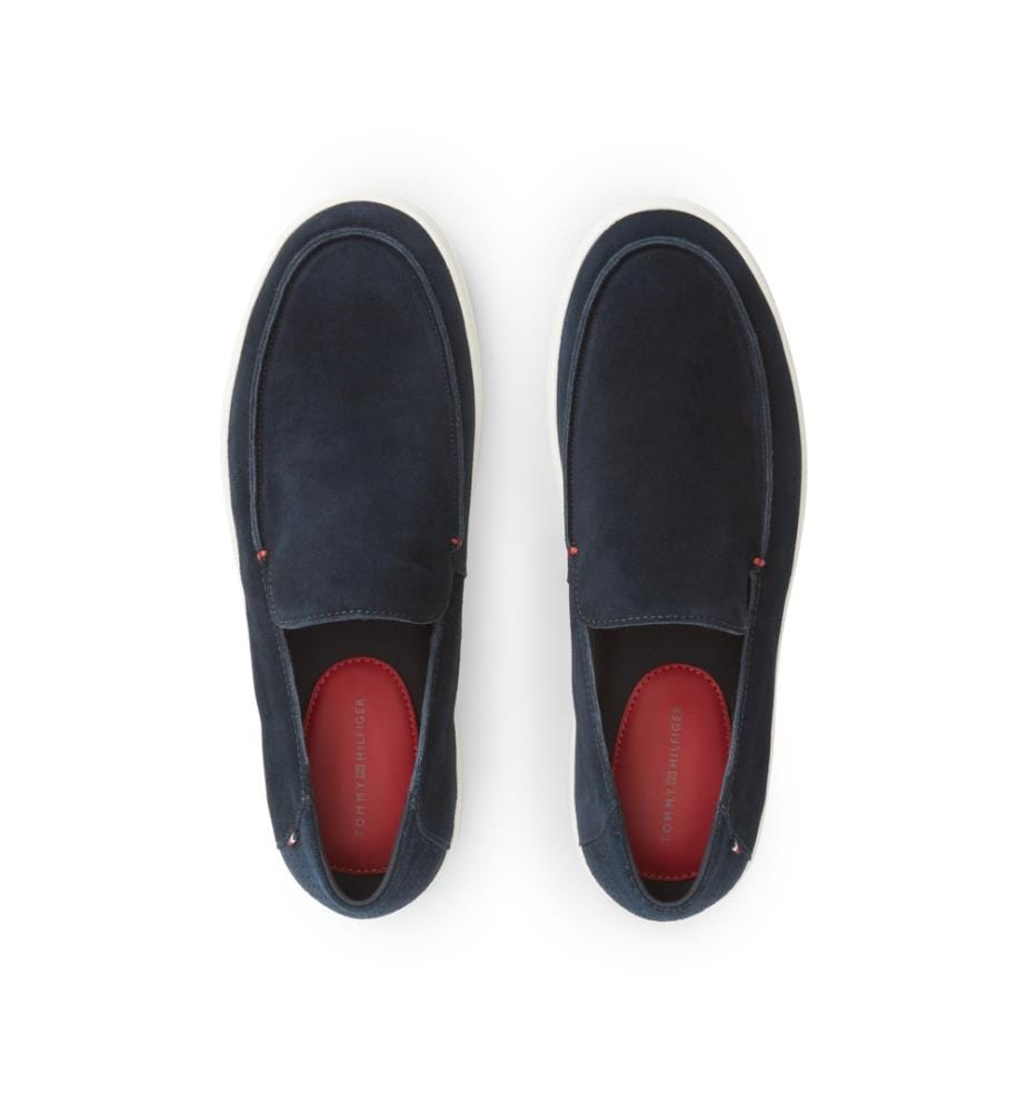 Lightweight suede loafers - Navy