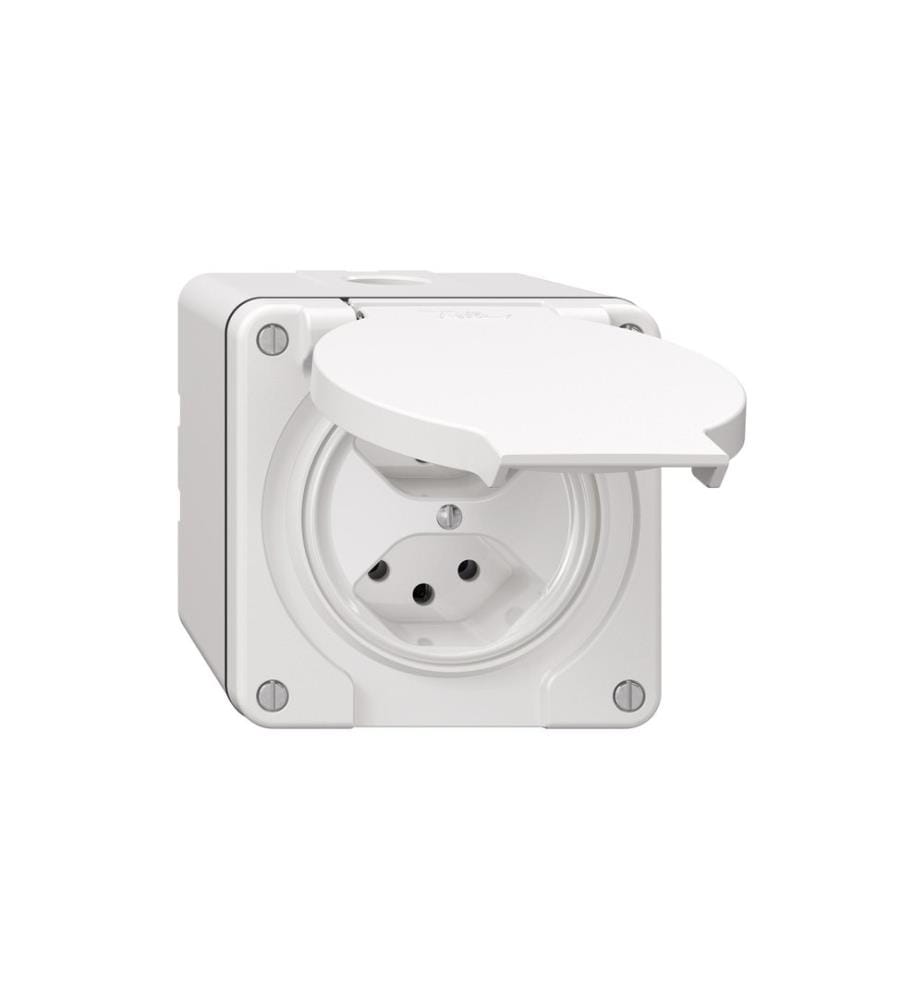 FELLER - Prises de courant NAP NEVO 2x T13, blanc