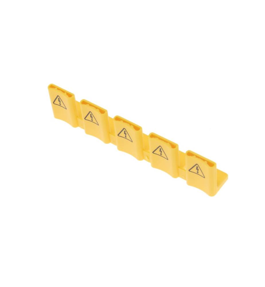 Hager - Protection contre les contacts accidentels Couvercle pour rail en peigne