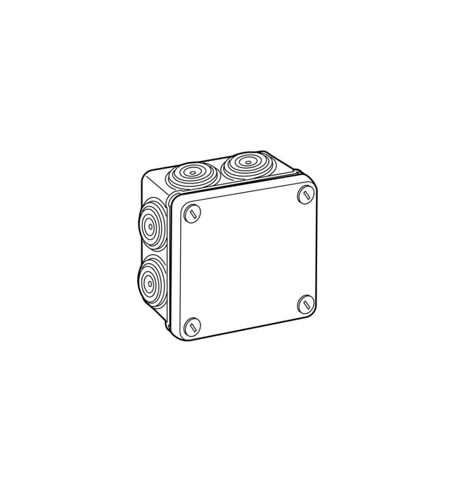 Legrand - Boîte de dérivation Plexo AP, mouillé IP55, gris 130 x 130 x 81 mm