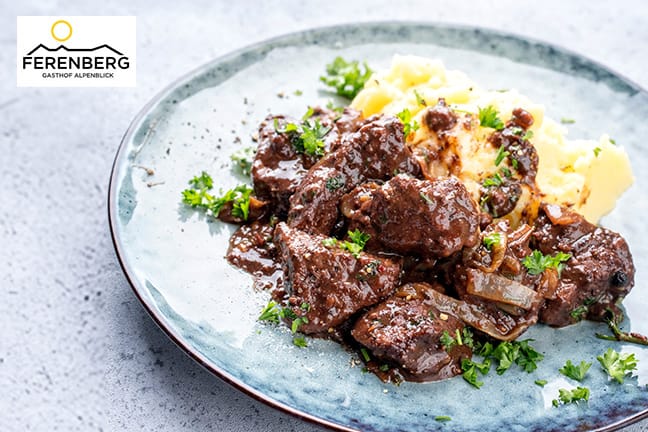 3-Gang-Dinner mit Kalbsleberli – Genuss mit Alpenblick