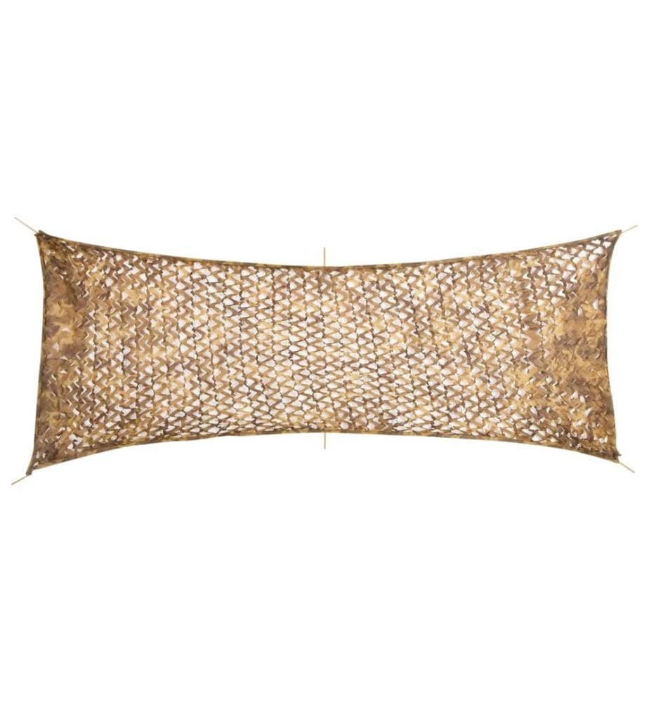 Filet de camouflage avec sac de rangement 412x144 cm sable