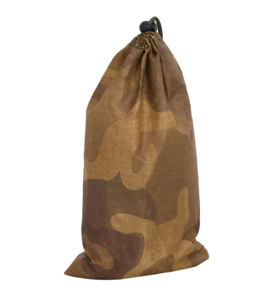 Filet de camouflage avec sac de rangement 412x144 cm sable
