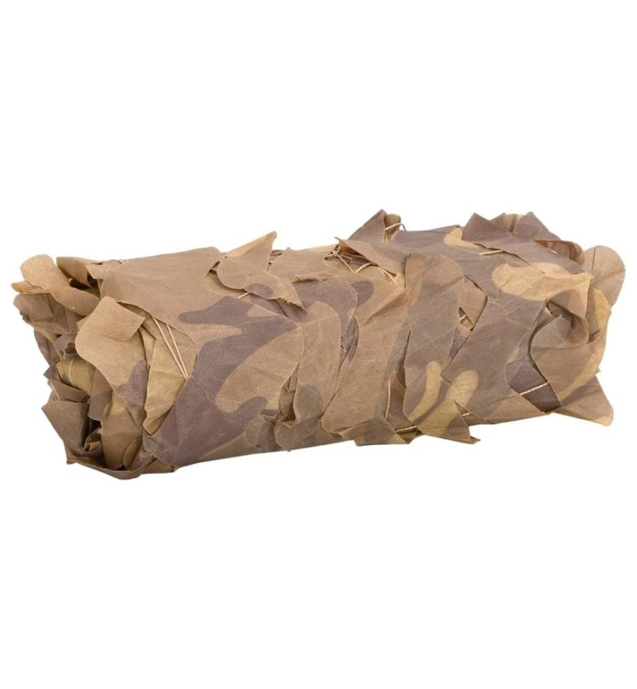 Filet de camouflage avec sac de rangement 292x213 cm sable
