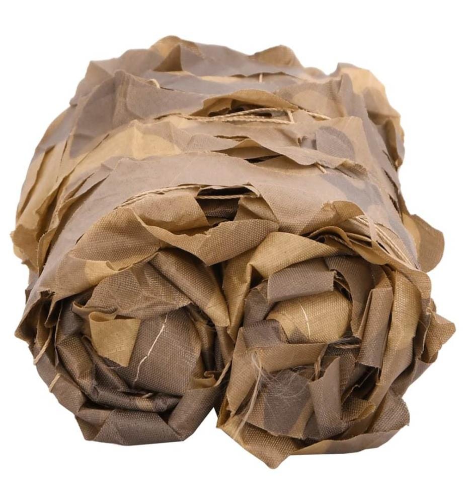 Filet de camouflage avec sac de rangement 292x213 cm sable