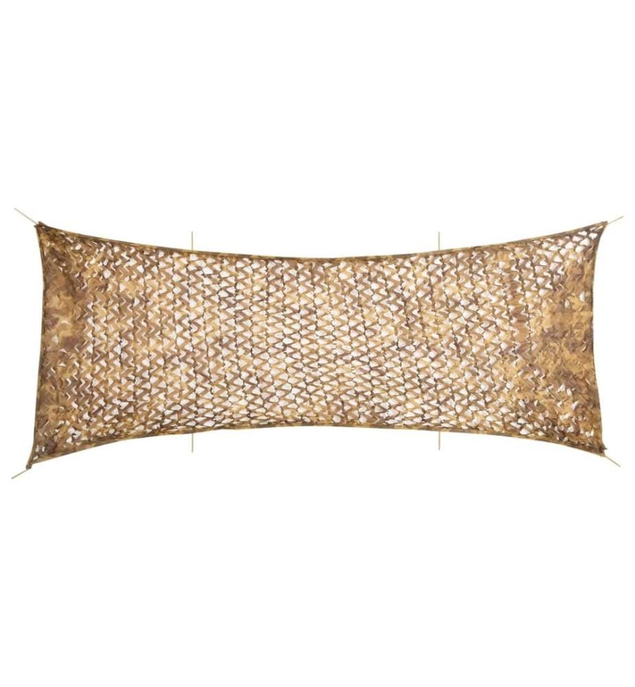 Filet de camouflage avec sac de rangement 721x294 cm sable