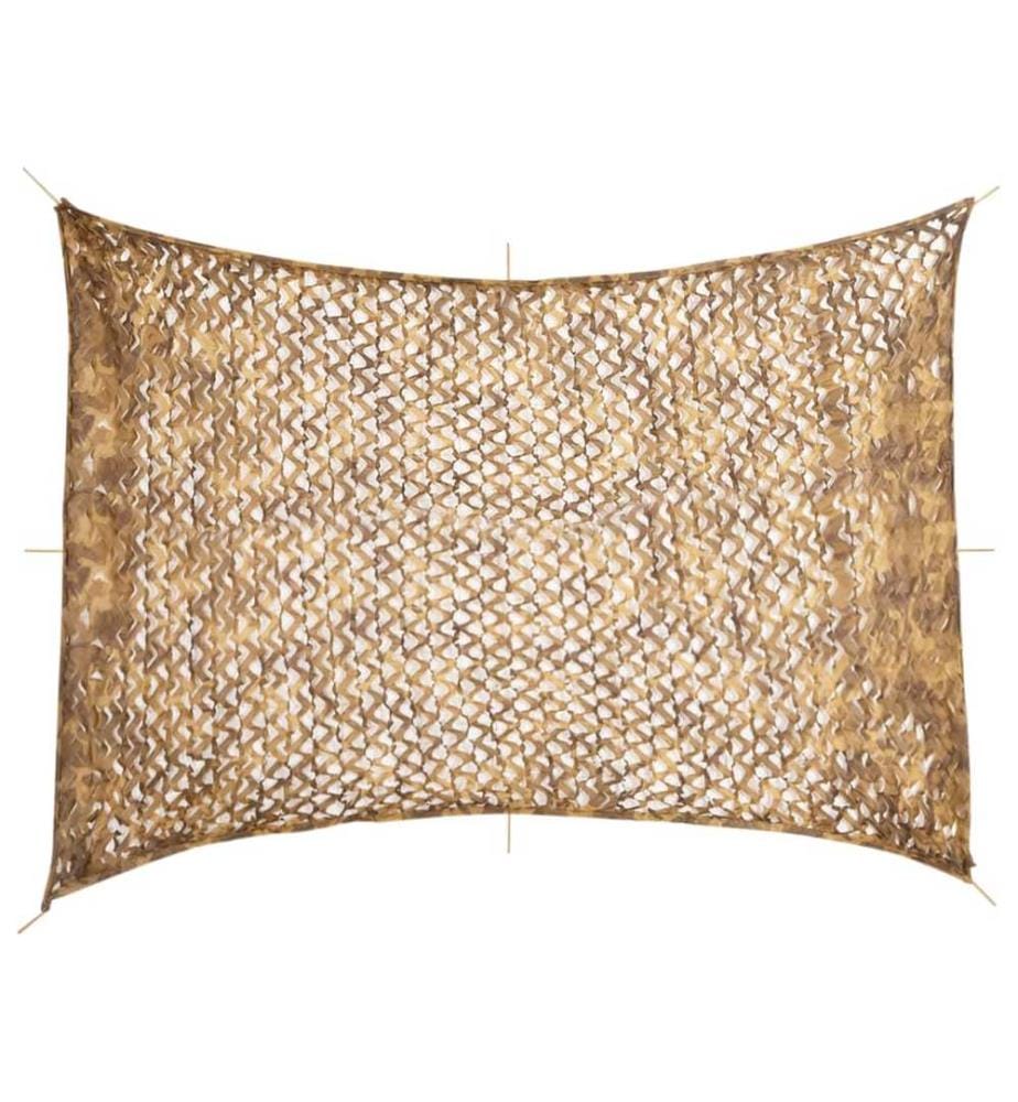 Filet de camouflage avec sac de rangement 516x400 cm sable