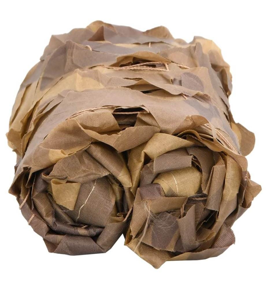 Filet de camouflage avec sac de rangement 516x400 cm sable