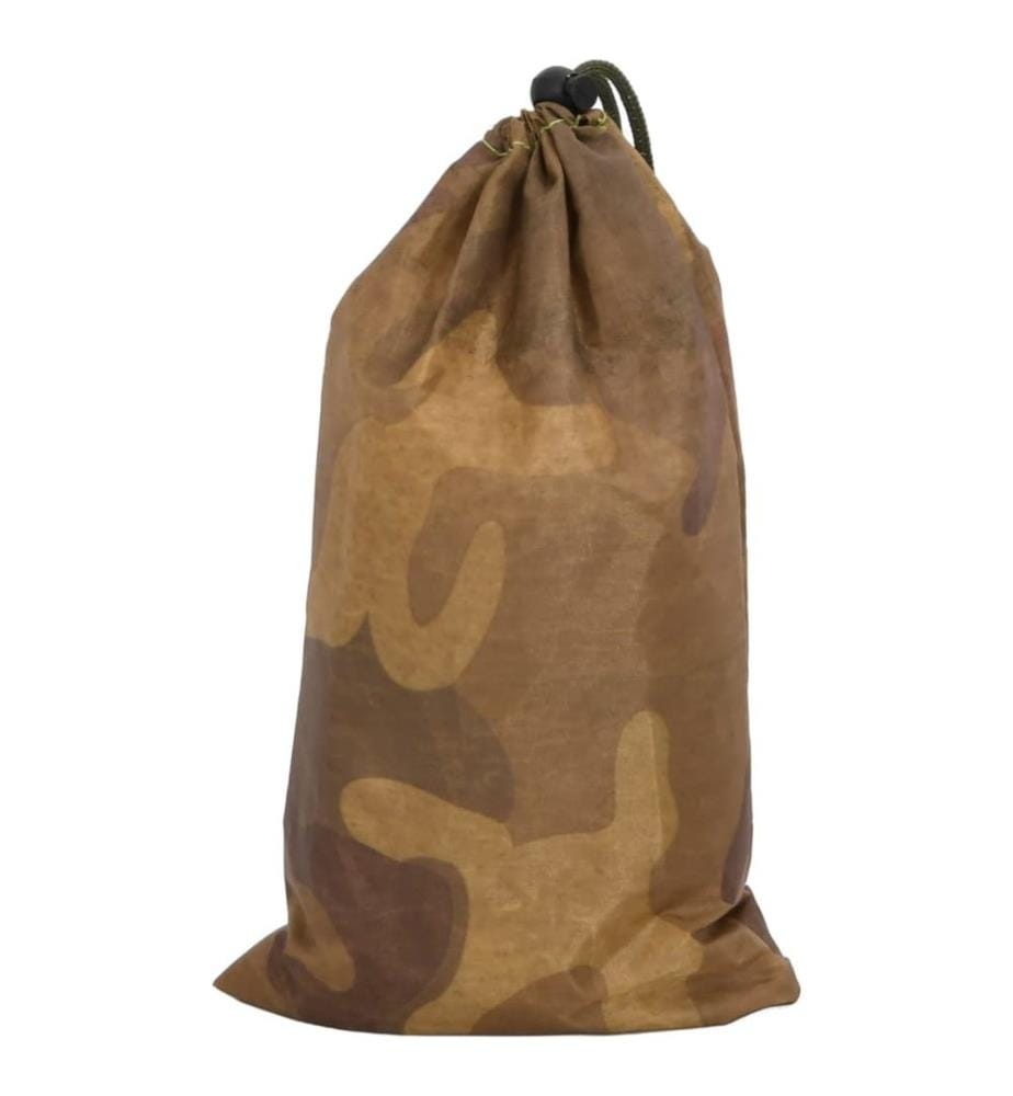 Filet de camouflage avec sac de rangement 516x400 cm sable