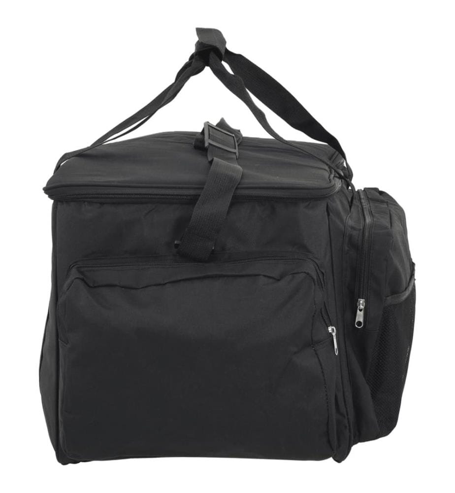 Sac de pêche imperméable noir tissu oxford