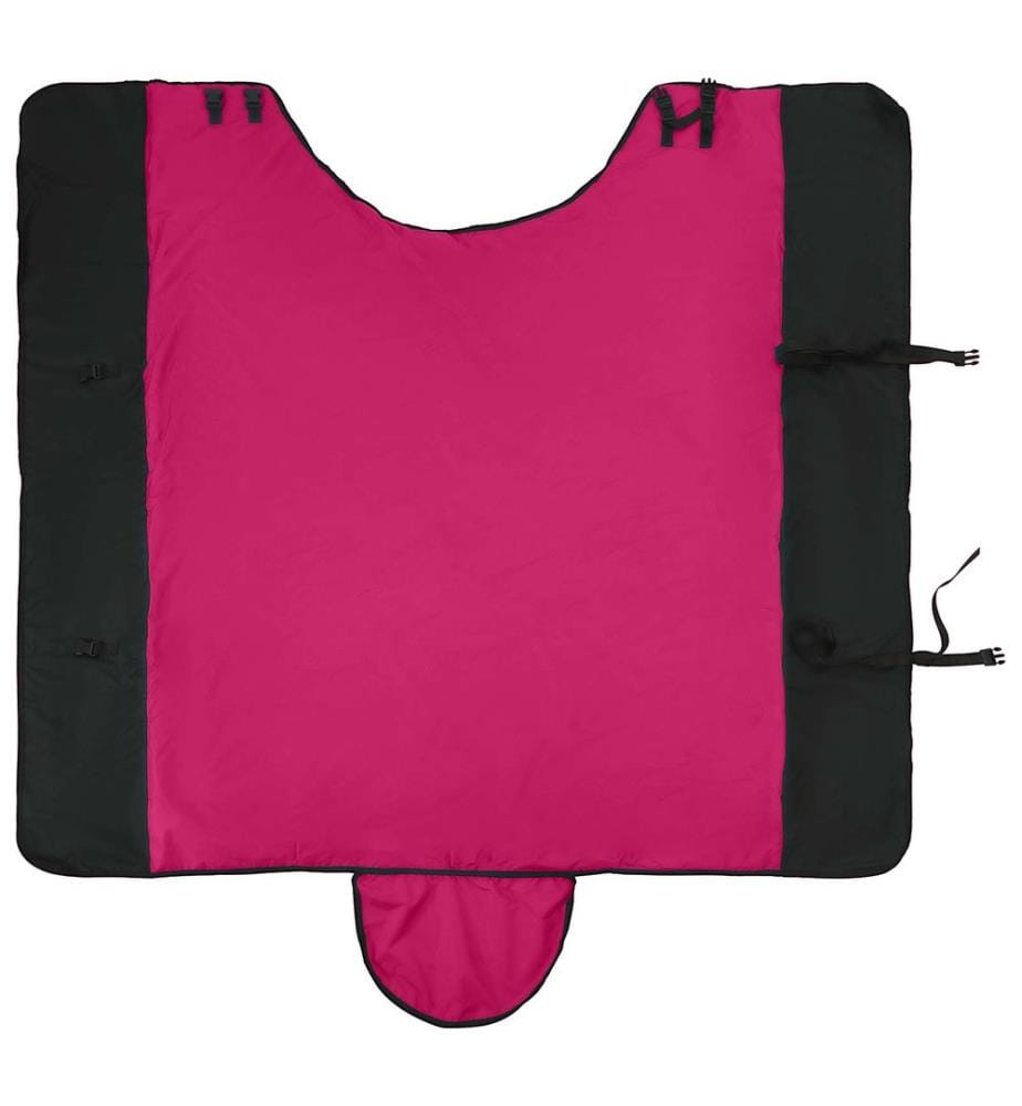 Couverture Équine Rose et Noir 95 cm Polyester
