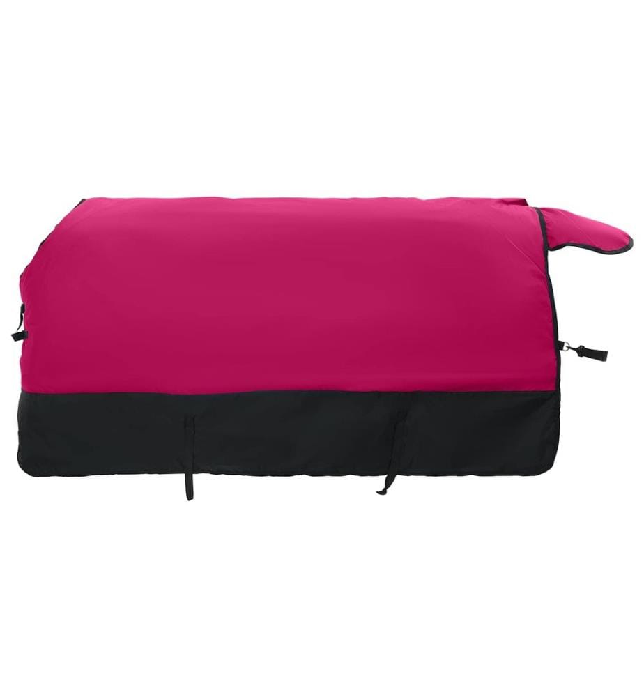 Pferdedecke Rosa und Schwarz 145 cm Polyester