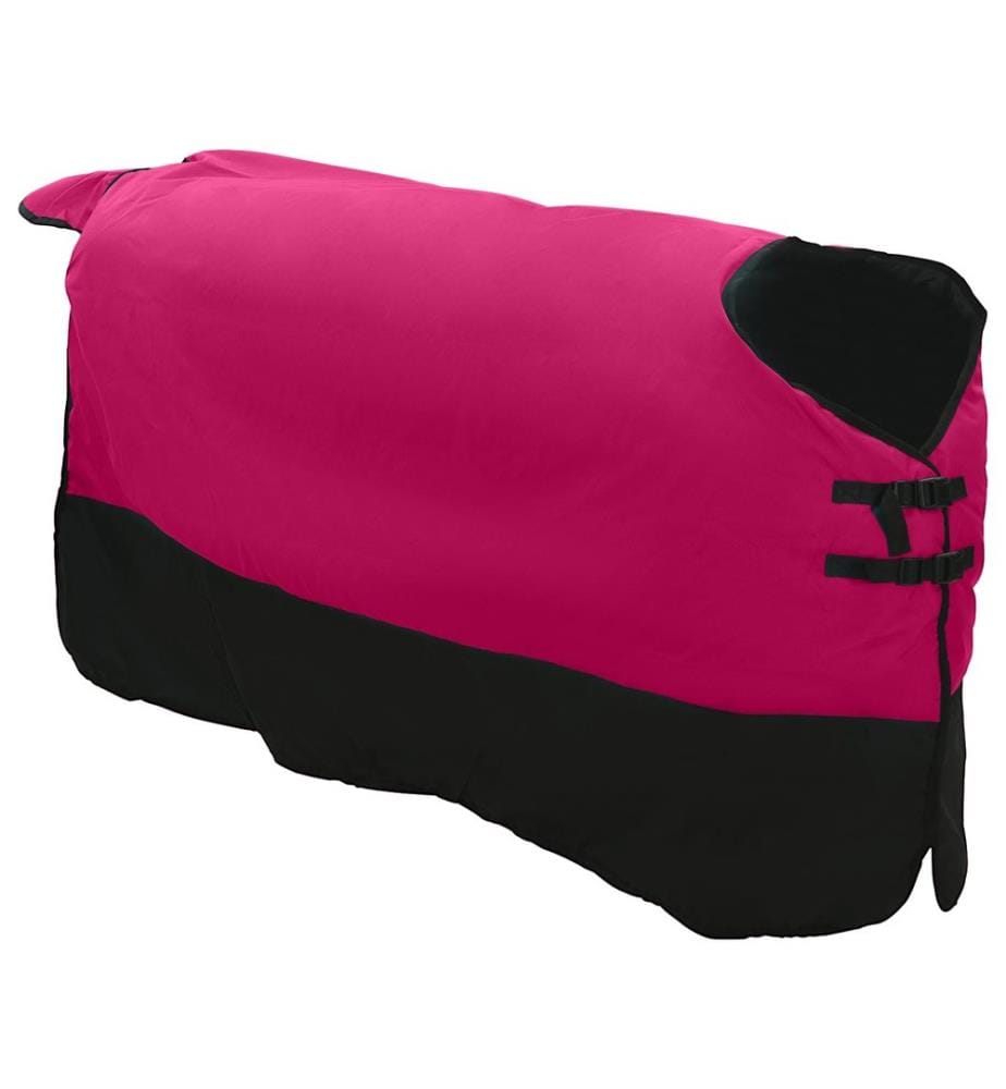 Couverture Équine Rose et Noir 155 cm Polyester