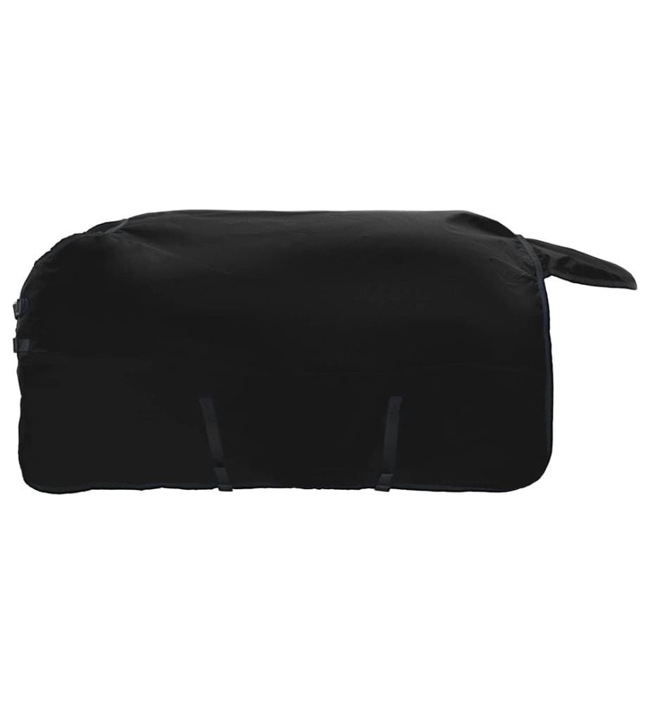 Pferdedecke Dunkelgrün und Schwarz 95 cm Polyester