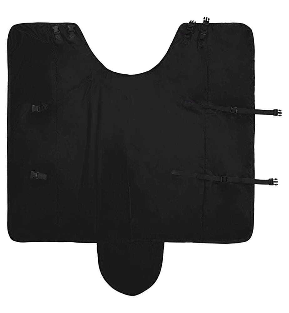 Pferdedecke Dunkelgrün und Schwarz 95 cm Polyester
