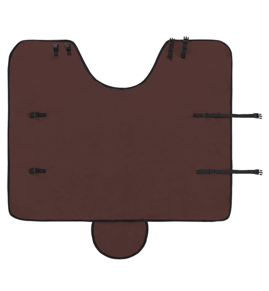 Couverture Équine Brun Foncé Complet Polyester