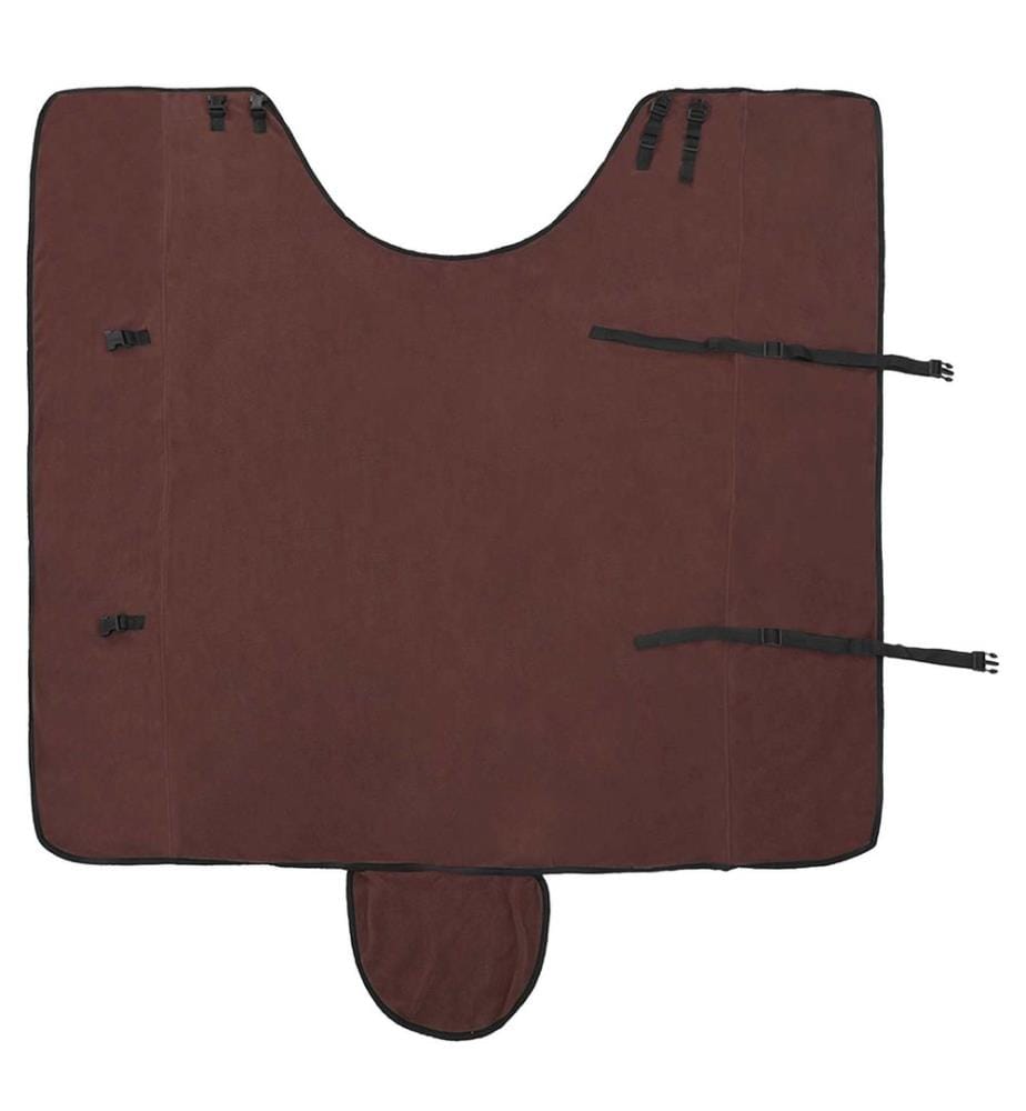 Couverture Équine Brun Foncé Complet Polyester