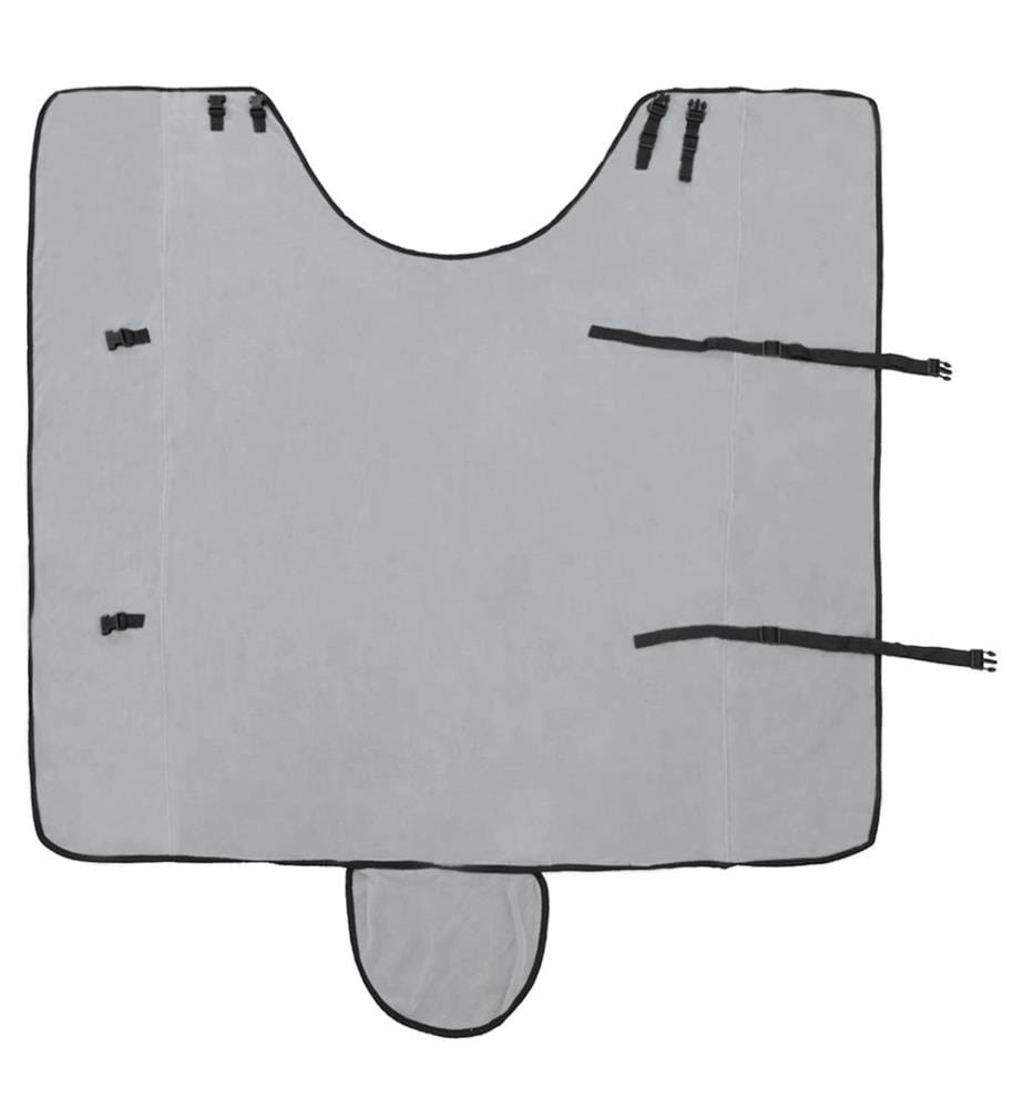 Pferdedecke Hellgrau und Rosa Polyester