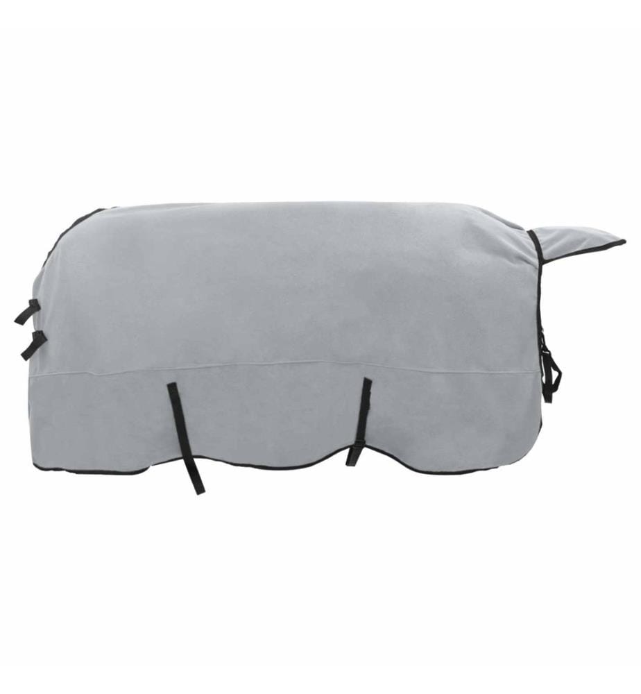Pferdedecke Hellgrau und Rosa Polyester