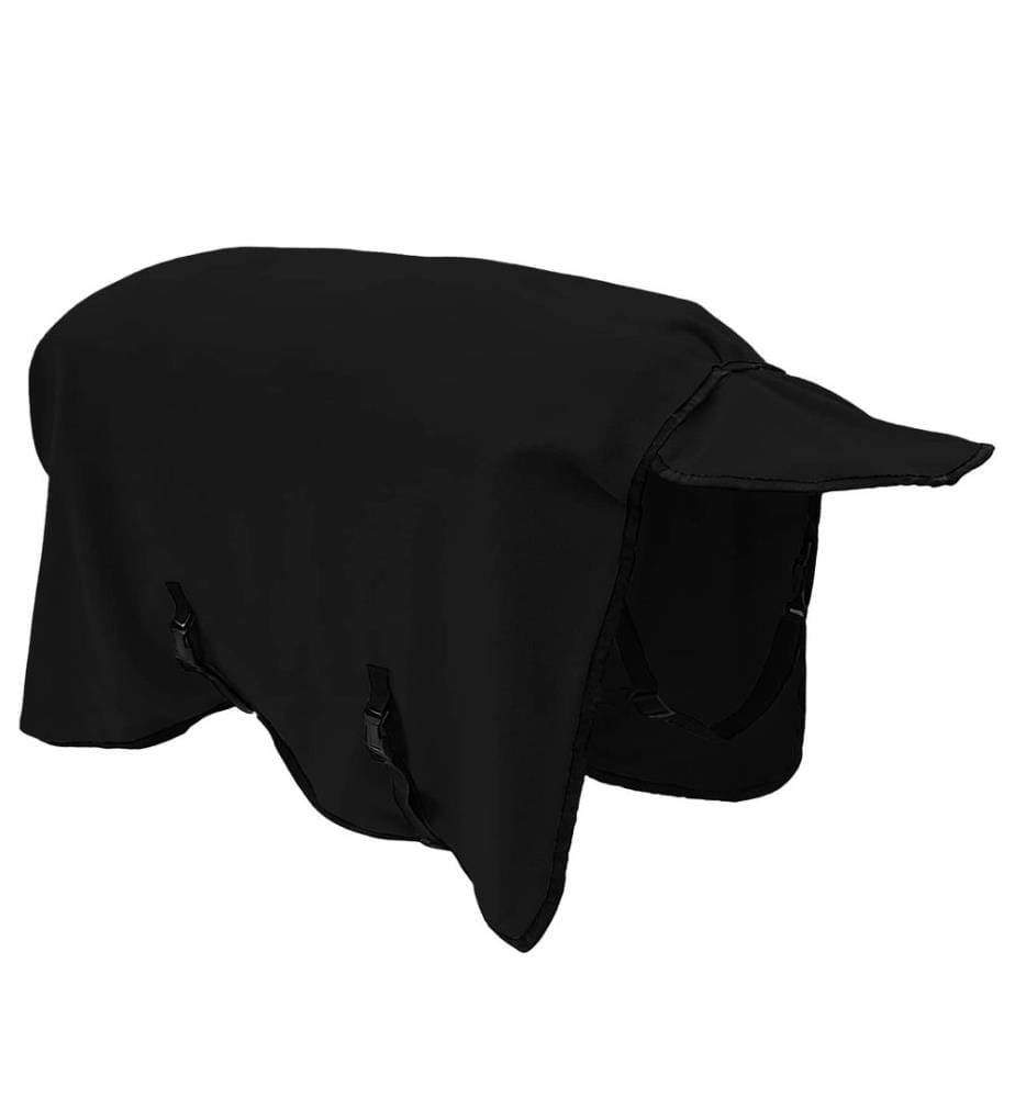 Pferdedecke Schwarz Polyester