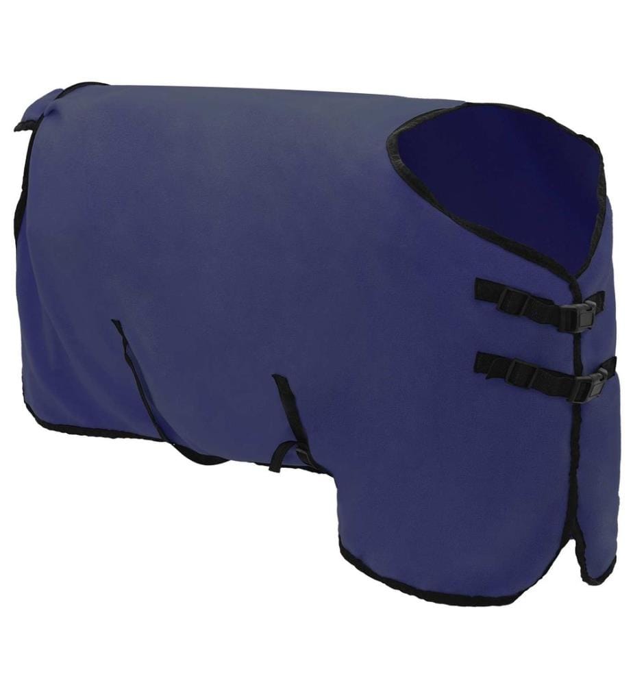 Couverture Équine Bleu marine Polyester