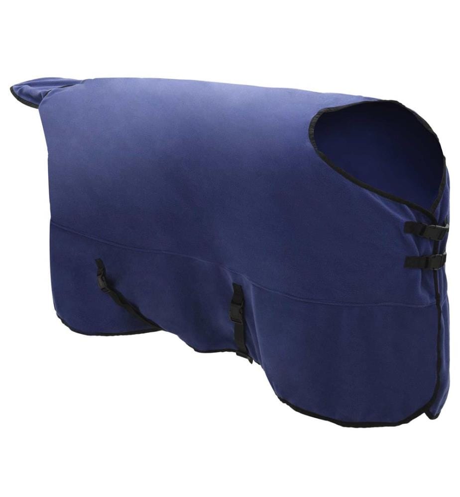 Couverture Équine Bleu marine Polyester