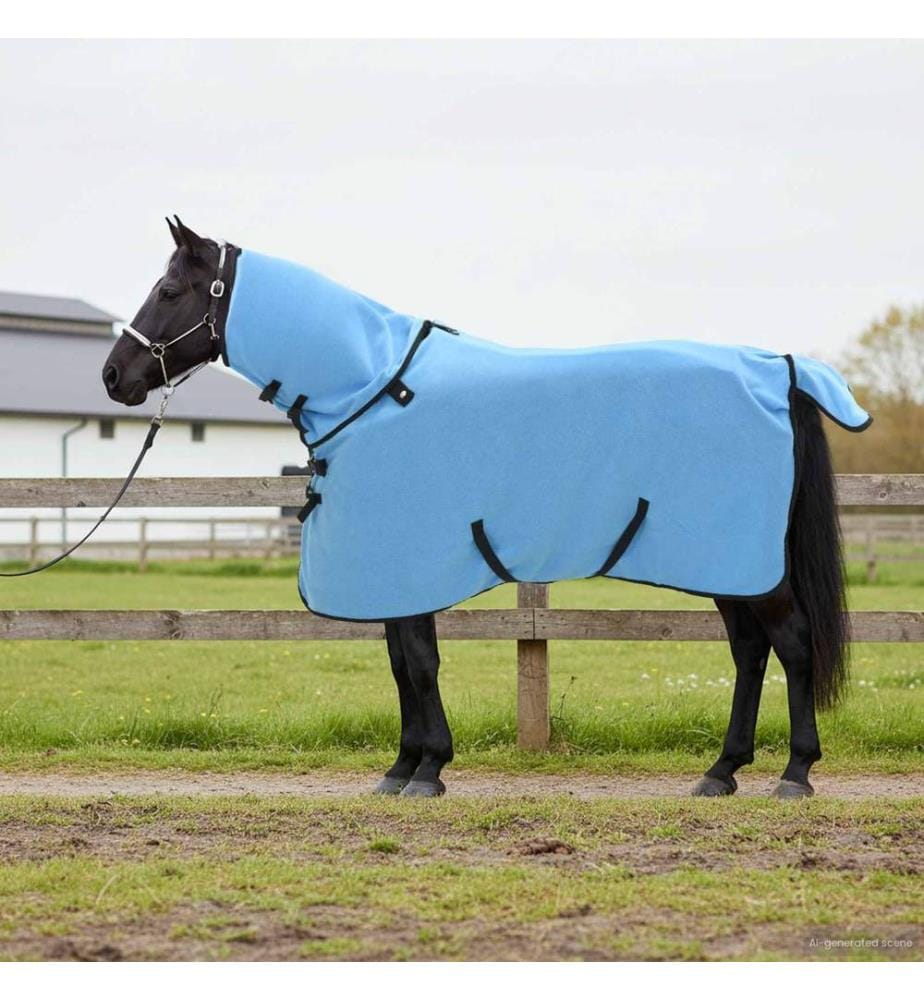 Pferdedecke Volles Aqua 75 cm Polyester