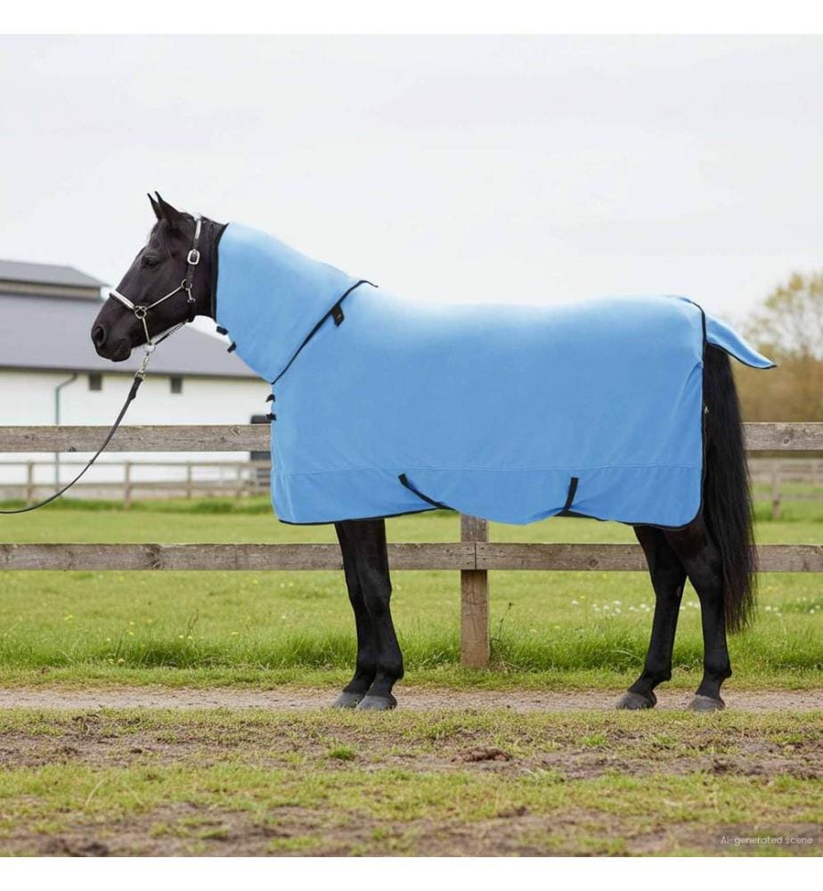 Pferdedecke Volles Aqua Polyester