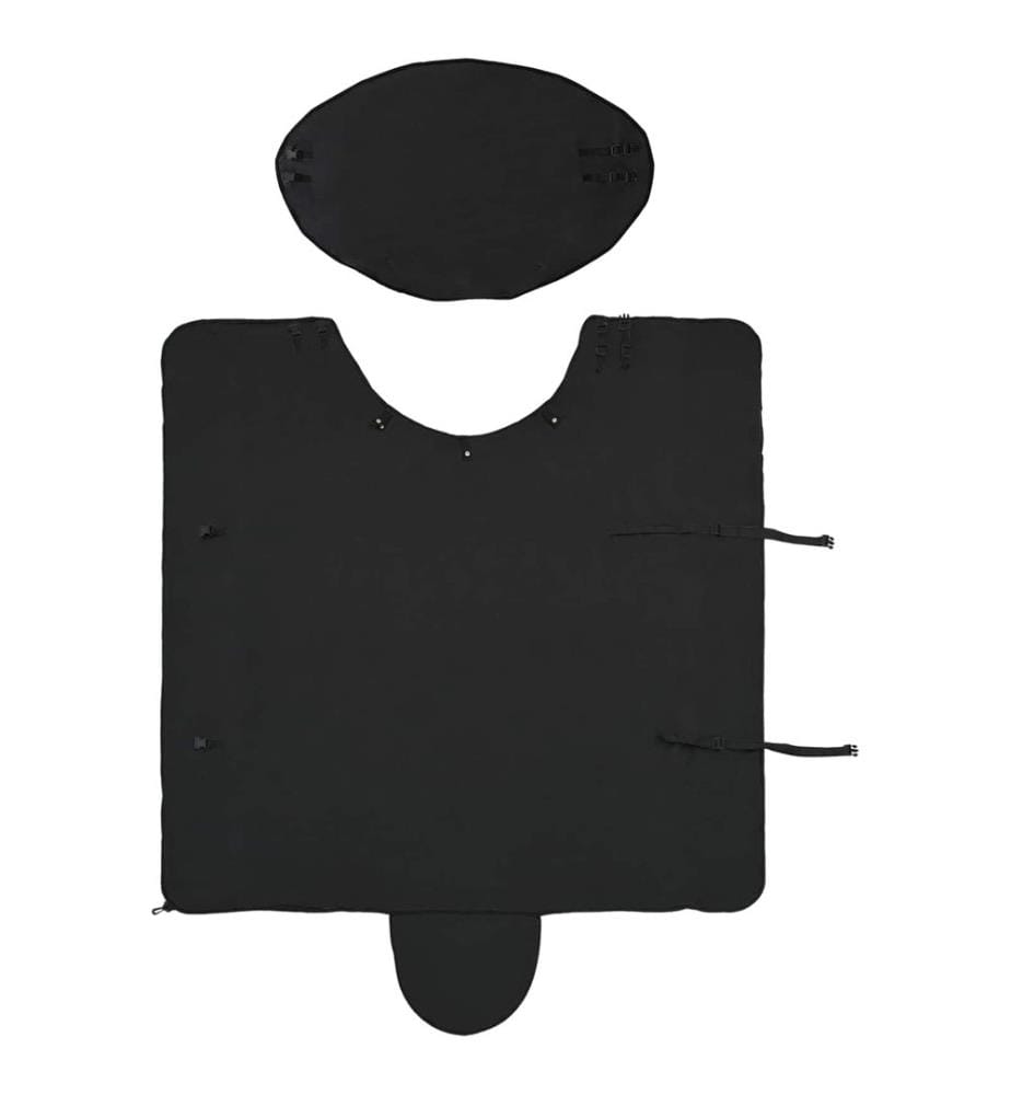 Pferdedecke Schwarz Polyester