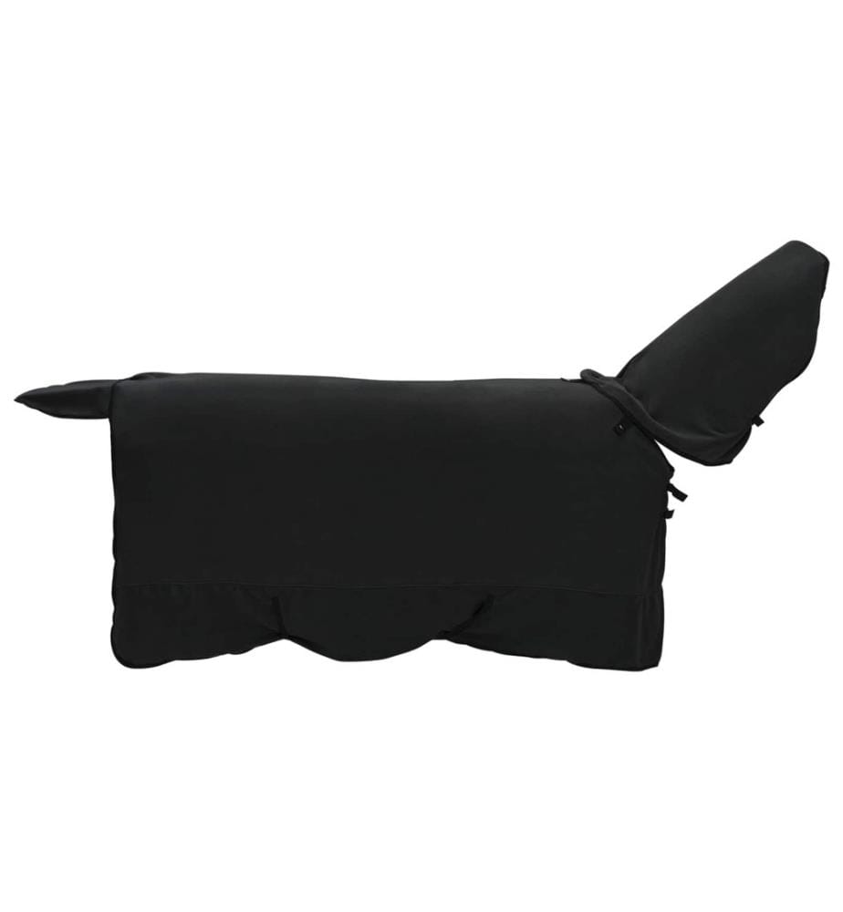 Pferdedecke Schwarz Polyester