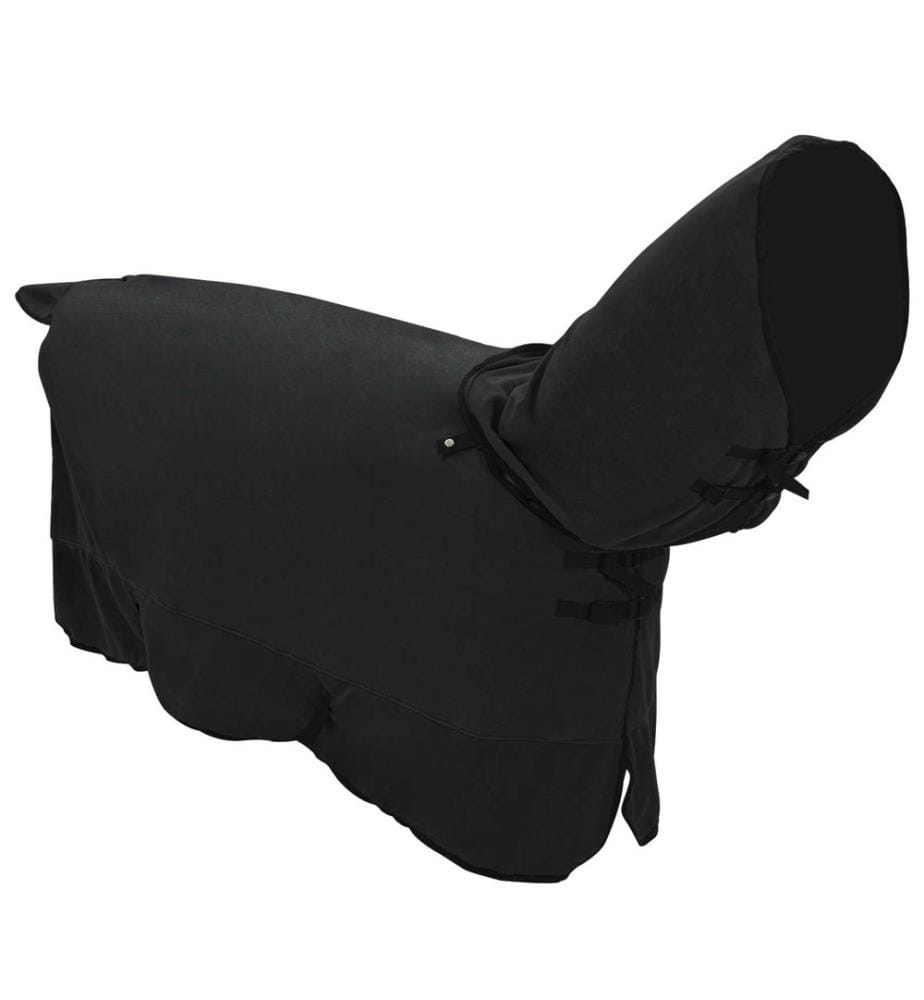 Pferdedecke Schwarz Polyester