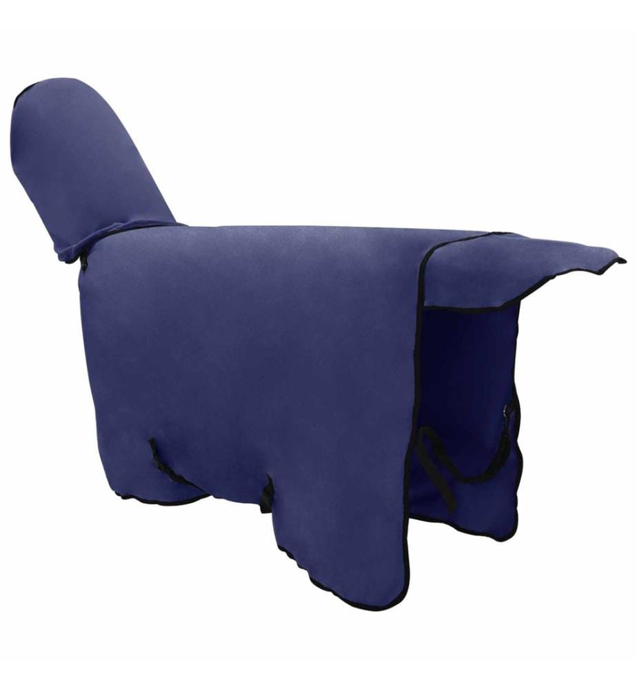Couverture Équine Bleu marine Polyester