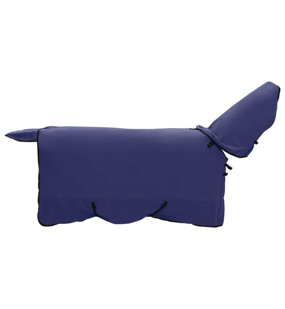 Couverture Équine Bleu marine Polyester