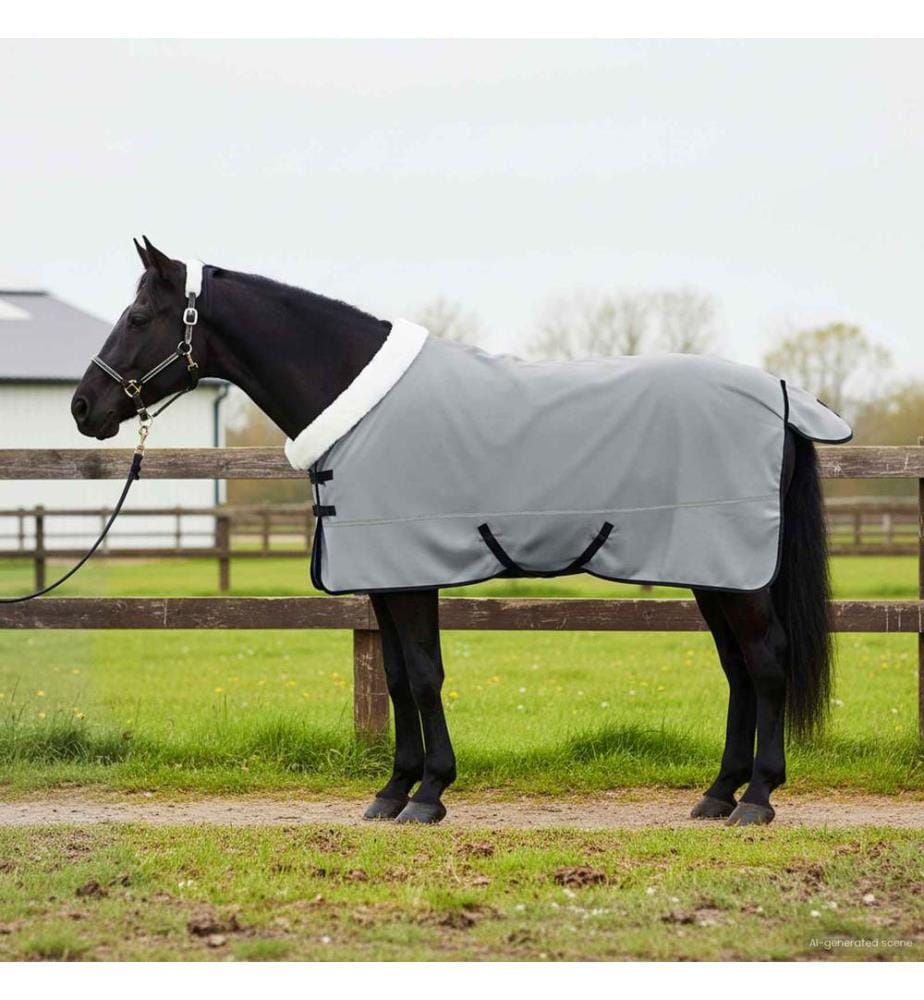 Pferdedecke Dunkelgrün 165 cm Polarfleece