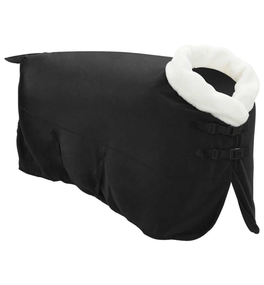 Pferdedecke Schwarz 135 cm Polarfleece