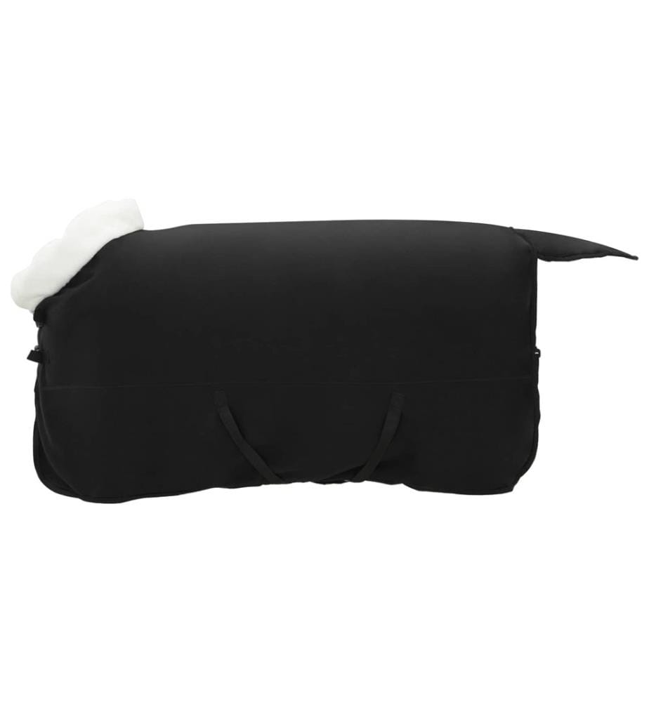 Pferdedecke Schwarz 165 cm Polarfleece
