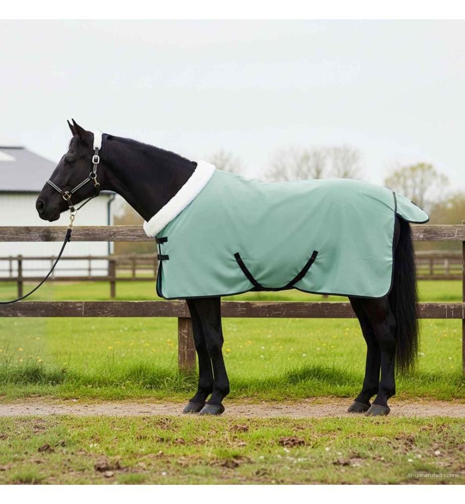 Pferdedecke Dunkelgrün 85 cm Polarfleece