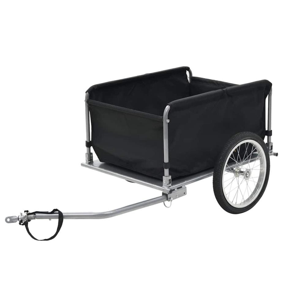 Remorque de vélo noir et jaune 65 kg