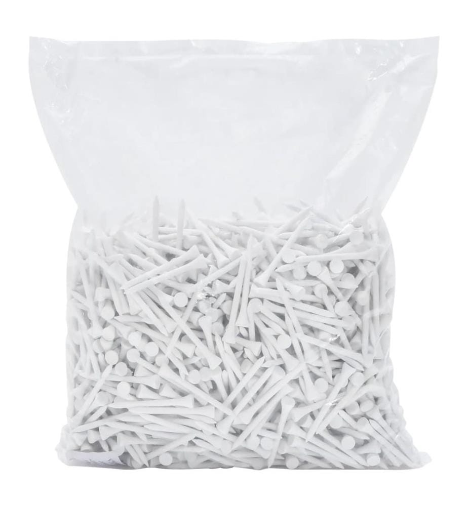 Tee de golf 1000 pcs blanc 83 mm bambou