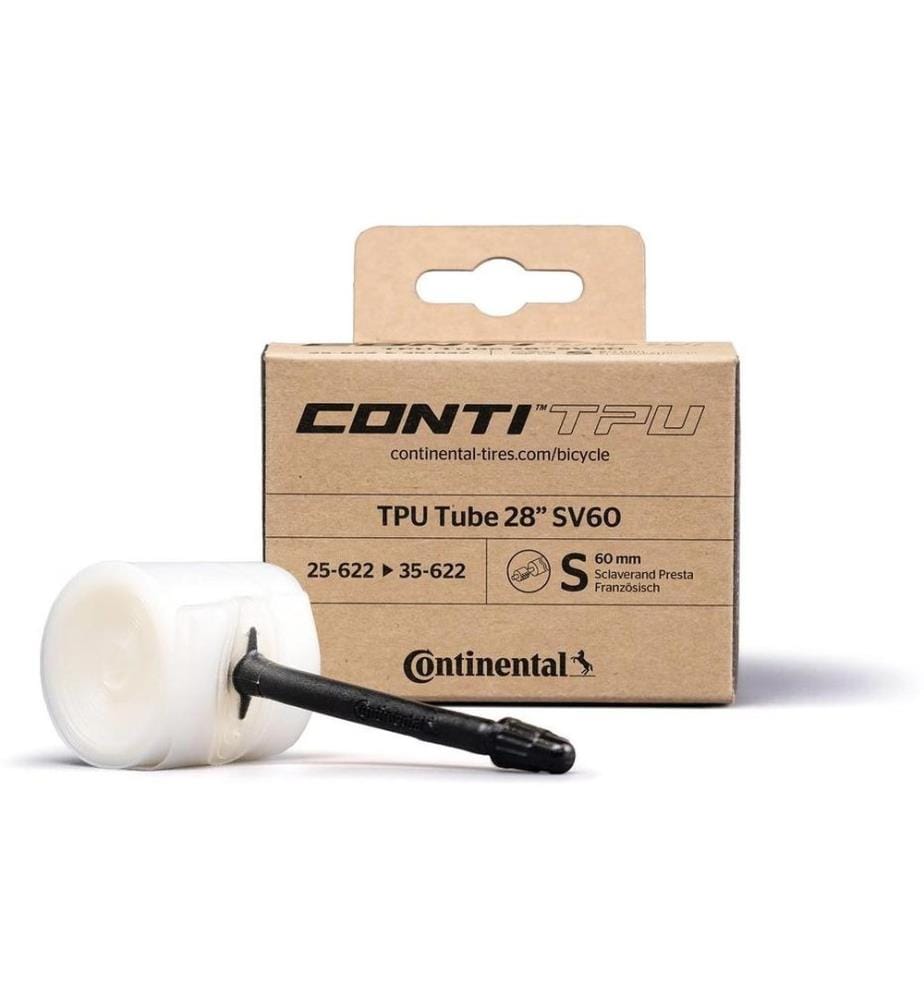CONTINENTAL - Chambre à air de vélo TPU Sclaverand/Presta 28