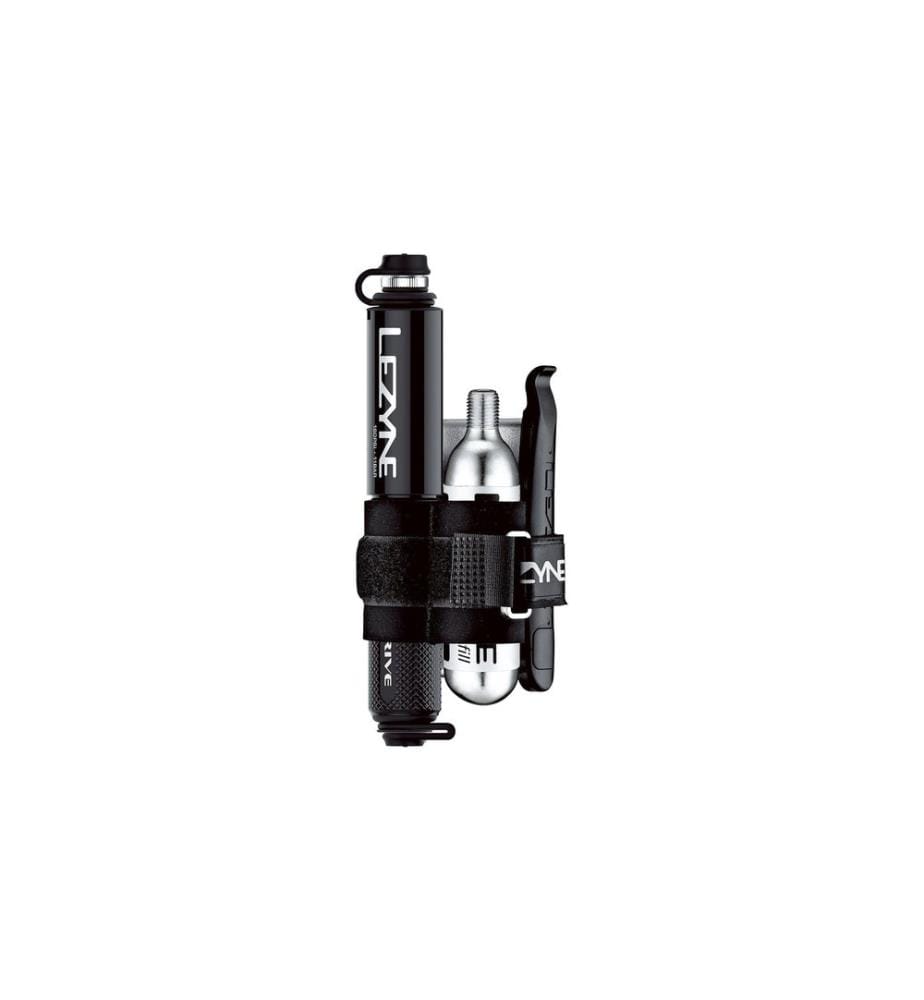 Lezyne - Minipumpe Pocket Drive Loaded Black mit Lever Kit