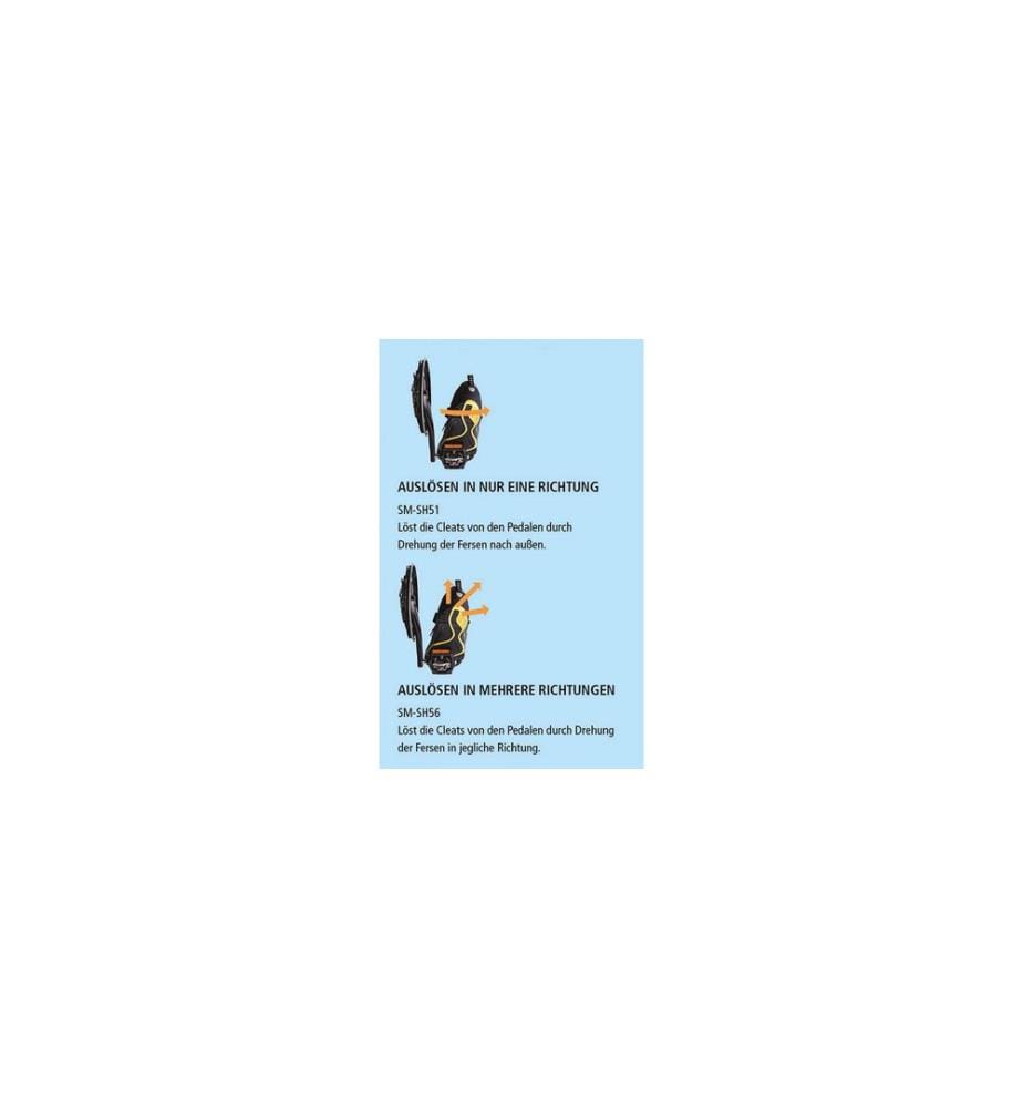 SHIMANO - Schuhplatten SM-SH51 SPD