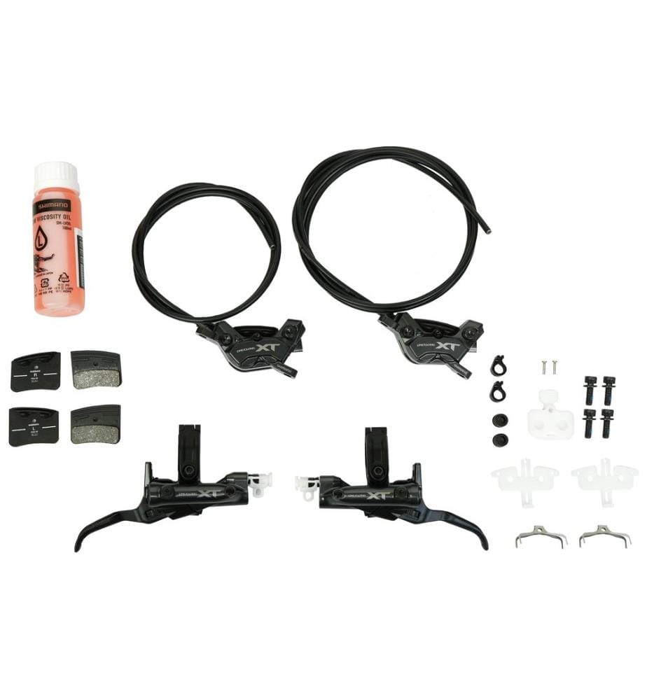 SHIMANO - Scheibenbremsen-Set XT BR-M8220 mit BL-M8200 Upgrade Kit